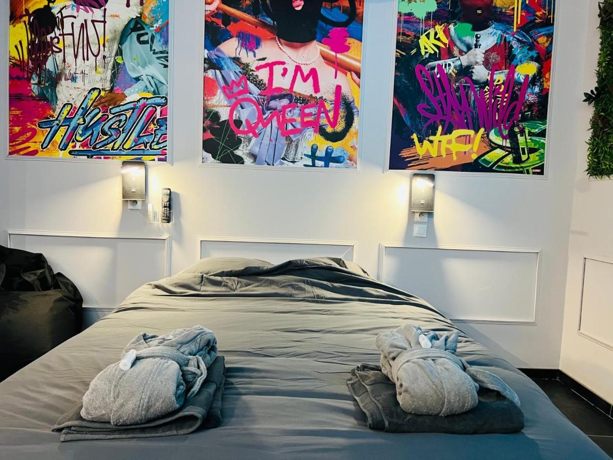 Capsule Street Art - Sauna- Jacuzzi - Playstation 5 - Billard - Netflix - Home Cinema - Terrasse Douai Exterior foto